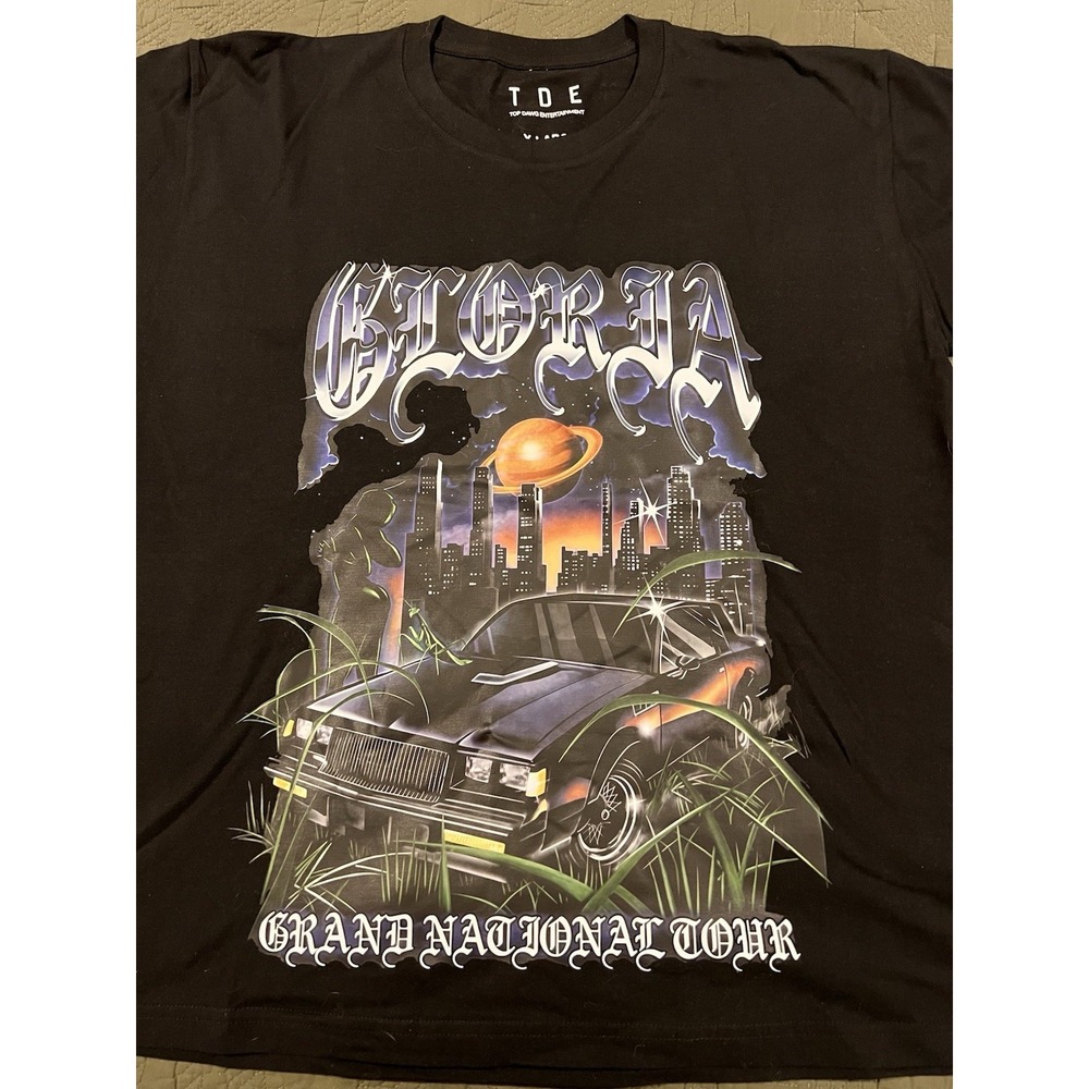 Kendrick Lamar 2025 Tour T‎ Shirt Top Dawg Entertainment Xl Black